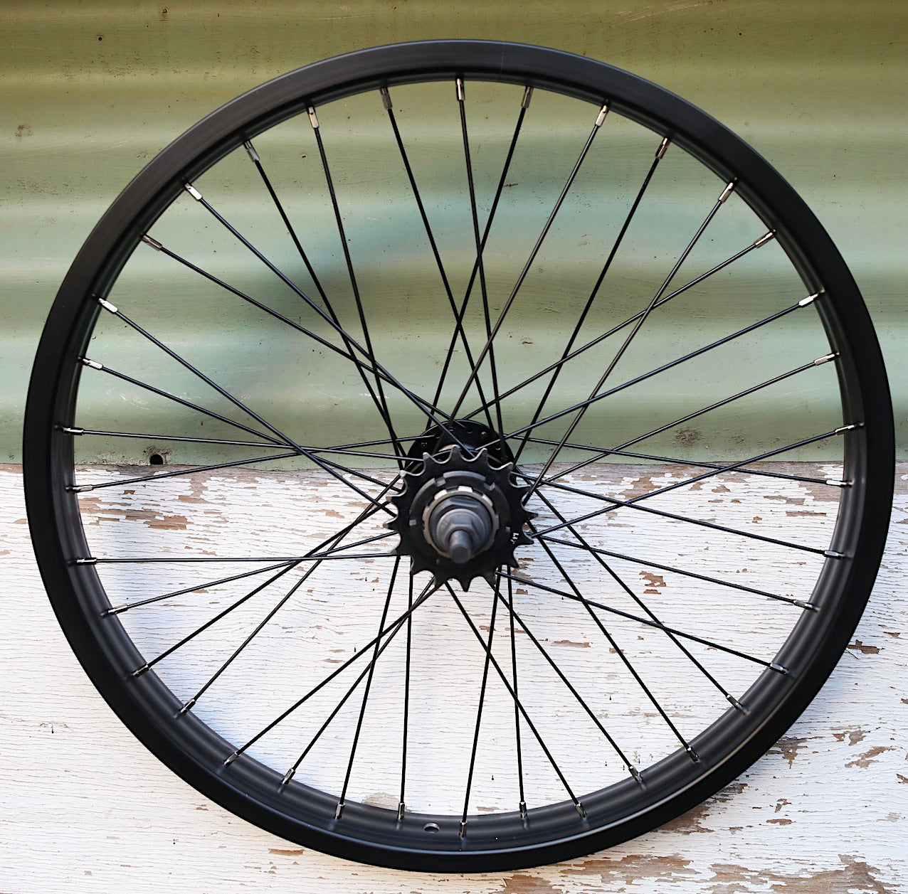 Bmx rear best sale cassette wheel