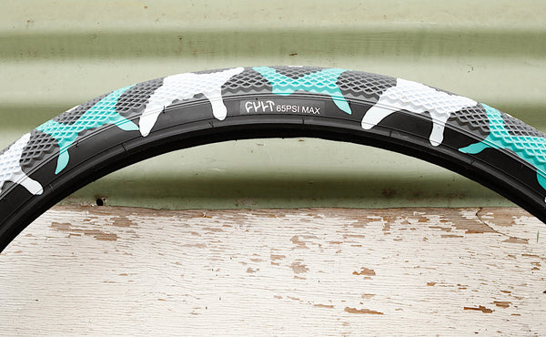 Cult x Vans 29er Tyre Teal Camo